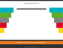 Tablet Screenshot of bootycollection.com